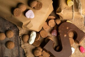 close up shot of a chocolate